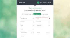 Desktop Screenshot of apasi.com